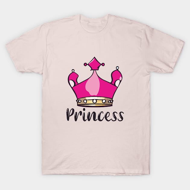 Royal Princess Crown T-Shirt by BeckyS23